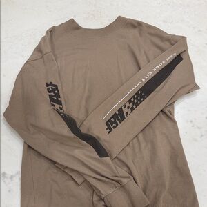 Abercrombie Kids Tan Graphic Long Sleeve Tee